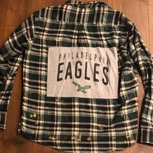 Custom Philadelphia Eagles Flannel
